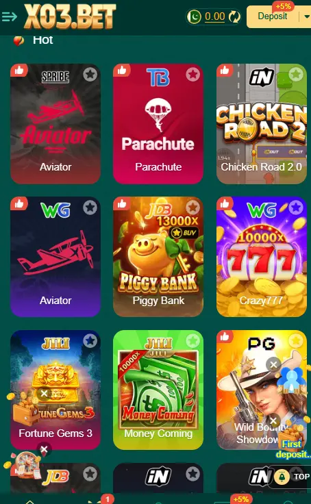 X03 Bet Official Image