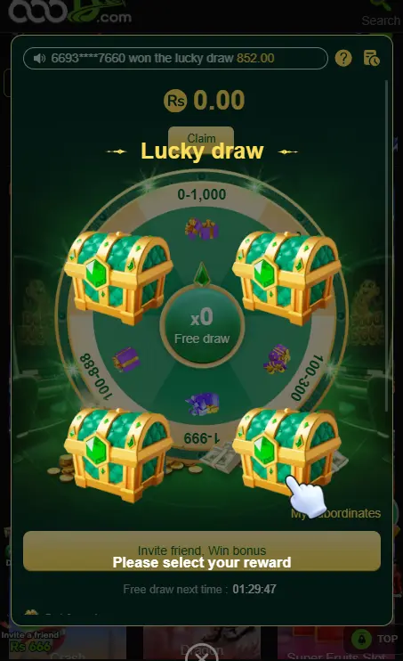 666D game interface showing online casino and slot gameplay features for players in Pakistan