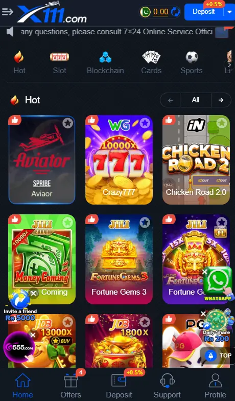 X111 game Earn Real Money In Pakistan 2025