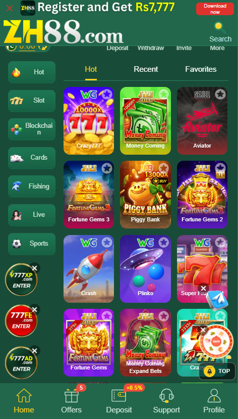 Zh88 Game Download APK- Play And Earn Real Money in 2025