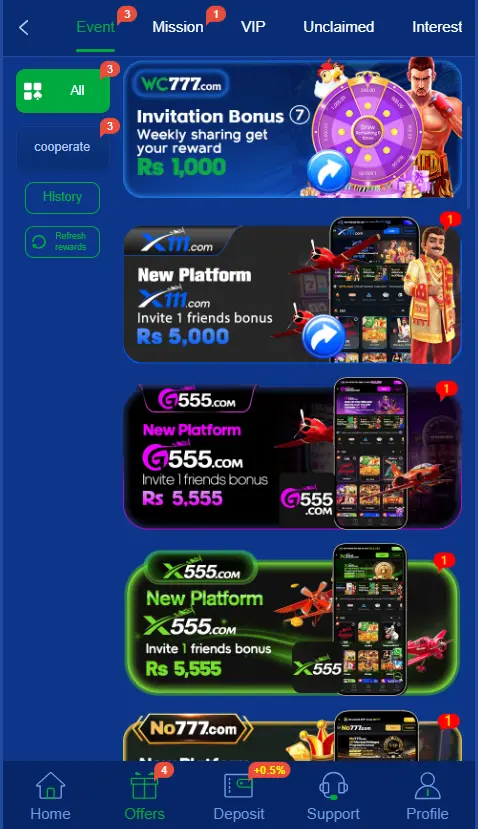 Wc777 Game Download APK in Pakistan