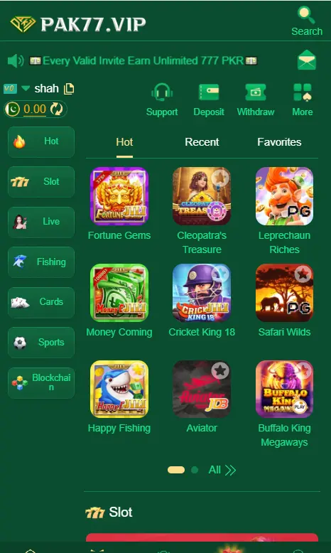 Pak77 Game Download APK-Earn Real money 2025